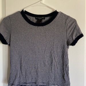 Striped crop top